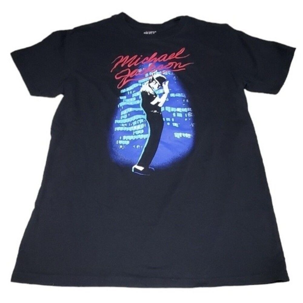 Michael Jackson T-Shirt Women Smooth Criminal Graphic Music Merch Black L - Picture 4 of 6